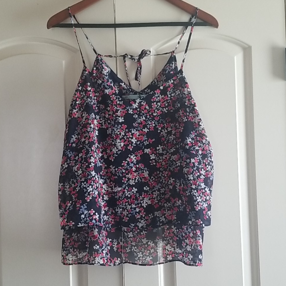 New Floral Flowy Lightweight Tank